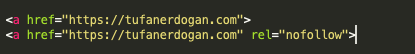 Nofollow kodu